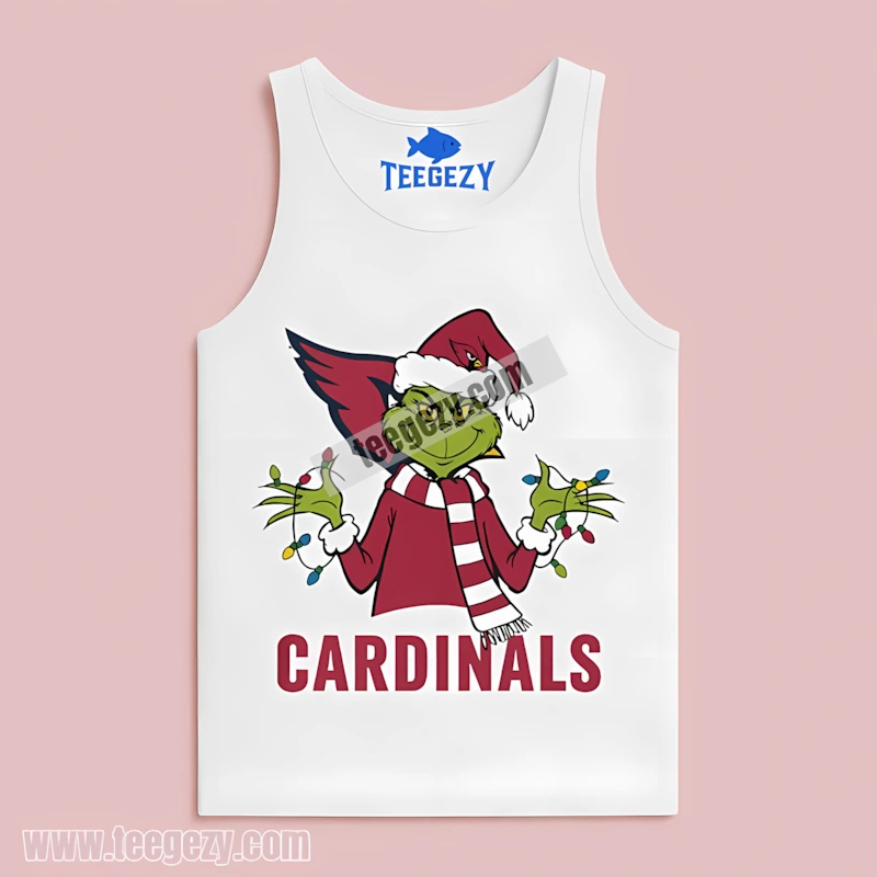 Arizona Cardinals Xmas Grinch Christmas Retro Tanktop Arizona Cardinals Xmas Grinch Christmas Retro Tanktop