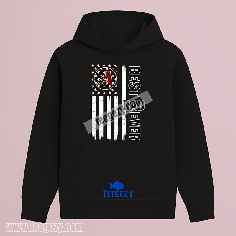 Arizona Diamondbacks Best Dad Ever American Flag Classic Hoodie Arizona Diamondbacks Best Dad Ever American Flag Classic Hoodie