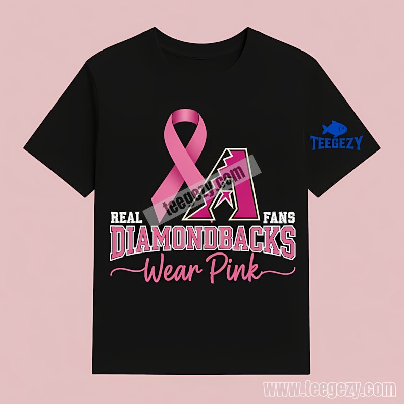 Arizona Diamondbacks Breast Cancer Awareness Fans Wear Pink Graphic T-Shirt Arizona Diamondbacks Breast Cancer Awareness Fans Wear Pink Graphic T-Shirt