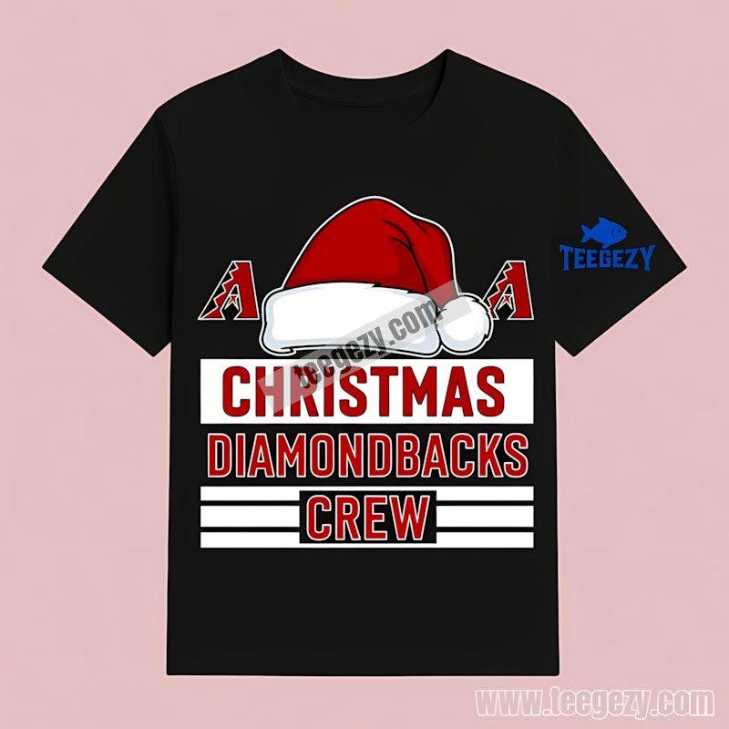Arizona Diamondbacks Christmas Diamondbacks Crew Color T-Shirt Arizona Diamondbacks Christmas Diamondbacks Crew Color T-Shirt