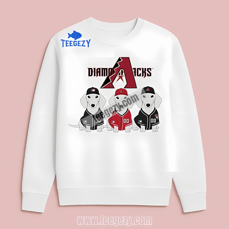Arizona Diamondbacks Dachshund Dogs Adults Long Sleeve Arizona Diamondbacks Dachshund Dogs Adults Long Sleeve