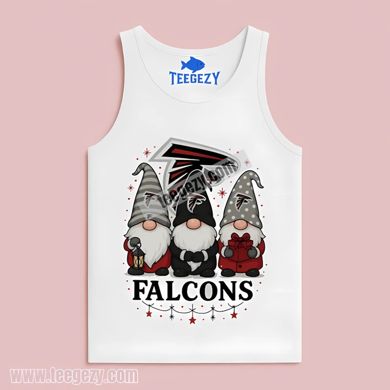 Atlanta Falcons Christmas Gnomes Retro Tanktop Xmas Gift Atlanta Falcons Christmas Gnomes Retro Tanktop Xmas Gift
