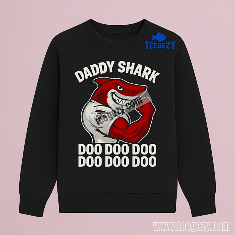 Atlanta Falcons Daddy Shark Unisex Long Sleeve Funny Atlanta Falcons Daddy Shark Unisex Long Sleeve Funny