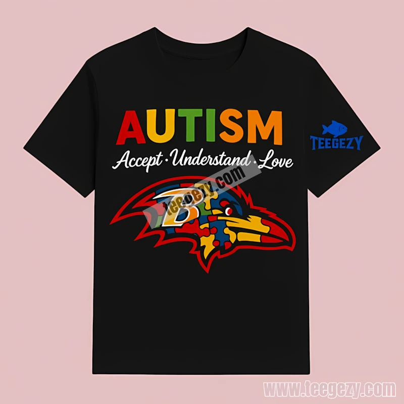 Baltimore Ravens Autism Awareness Accept Understand Love Trendy T-Shirt Baltimore Ravens Autism Awareness Accept Understand Love Trendy T-Shirt