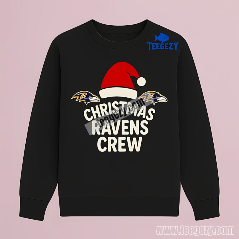 Baltimore Ravens Christmas Ravens Crew Long Sleeve Men Women Baltimore Ravens Christmas Ravens Crew Long Sleeve Men Women