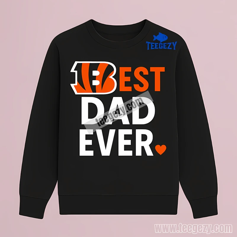 Best Cincinnati Bengals Dad Ever Long Sleeve Men Women Best Cincinnati Bengals Dad Ever Long Sleeve Men Women