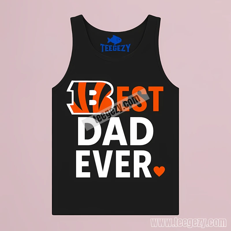 Best Cincinnati Bengals Dad Ever Tanktop Men Women Best Cincinnati Bengals Dad Ever Tanktop Men Women
