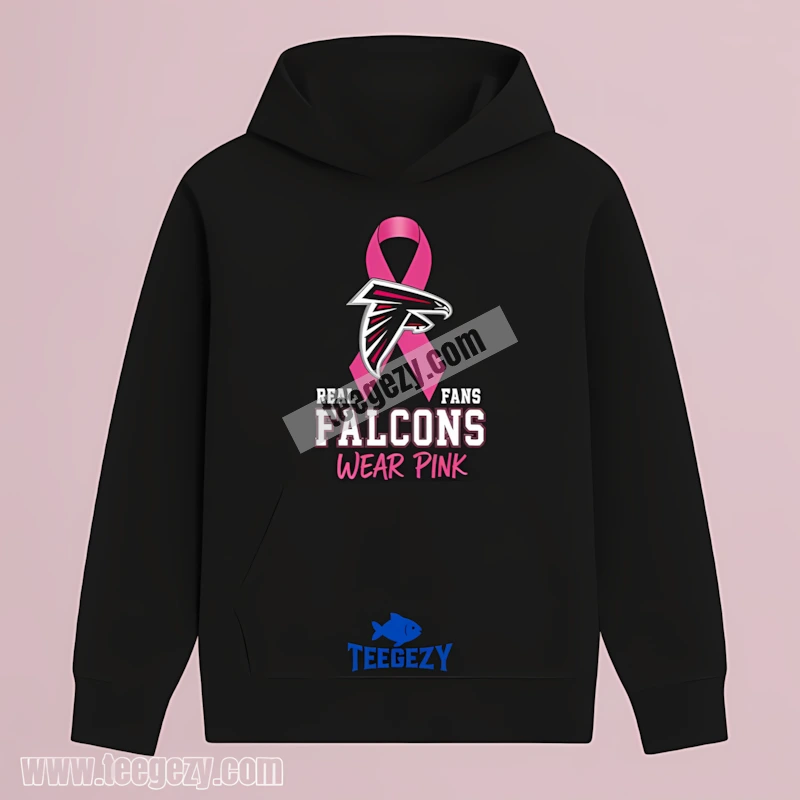 Breast Cancer Atlanta Falcons Awareness Fans Wear Pink Retro Hoodie Breast Cancer Atlanta Falcons Awareness Fans Wear Pink Retro Hoodie