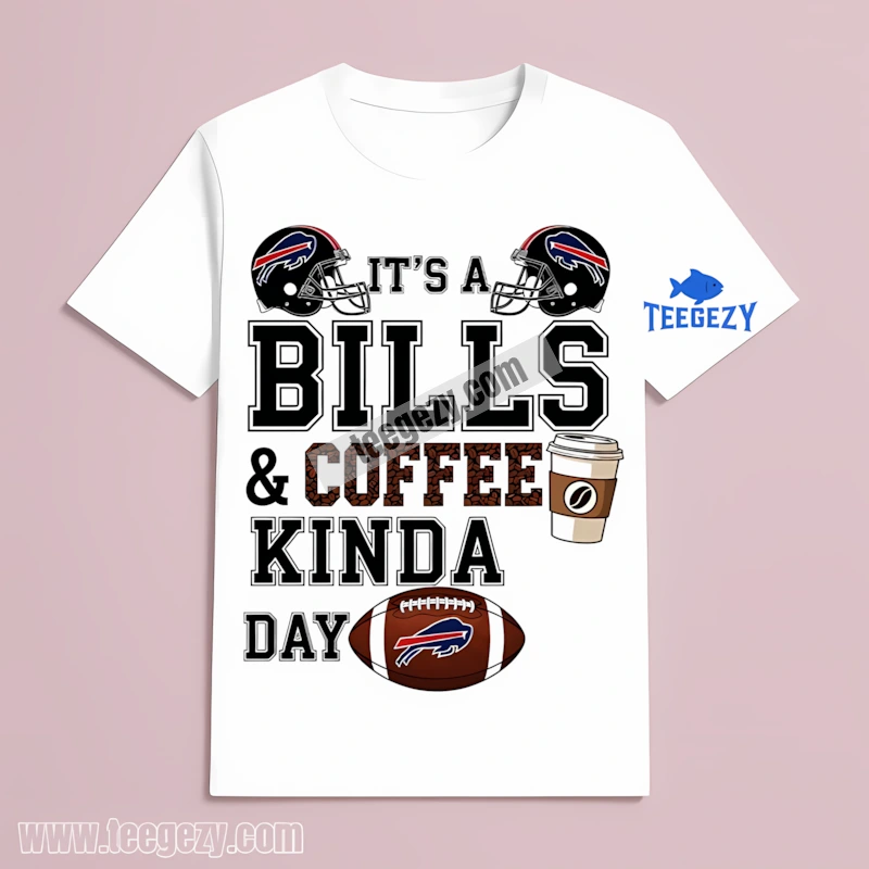 Buffalo Bills Coffee Kinda Day Vintage T-Shirt Buffalo Bills Coffee Kinda Day Vintage T-Shirt
