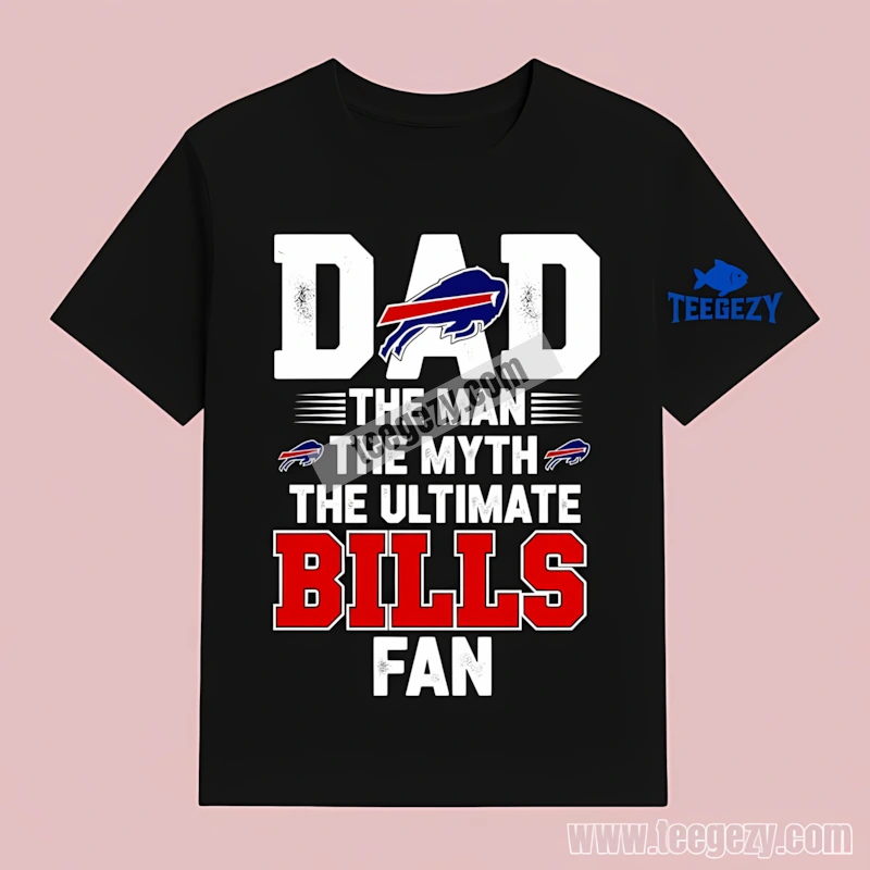 Buffalo Bills Dad The Man The Myth The Ultimate Fan Retro T-Shirt Buffalo Bills Dad The Man The Myth The Ultimate Fan Retro T-Shirt