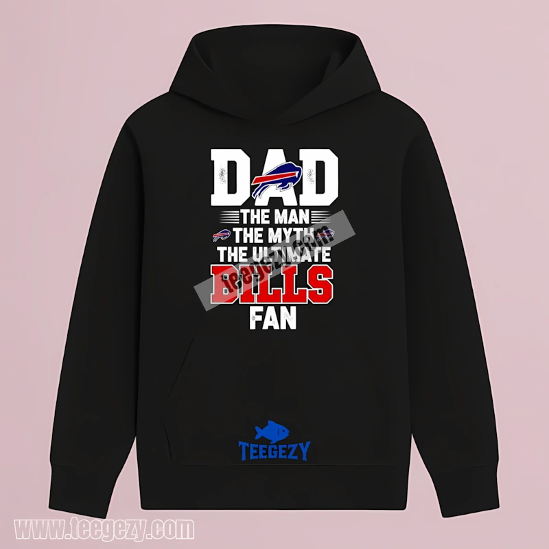 Buffalo Bills Dad The Man The Myth The Ultimate Fan Retro Hoodie Buffalo Bills Dad The Man The Myth The Ultimate Fan Retro Hoodie