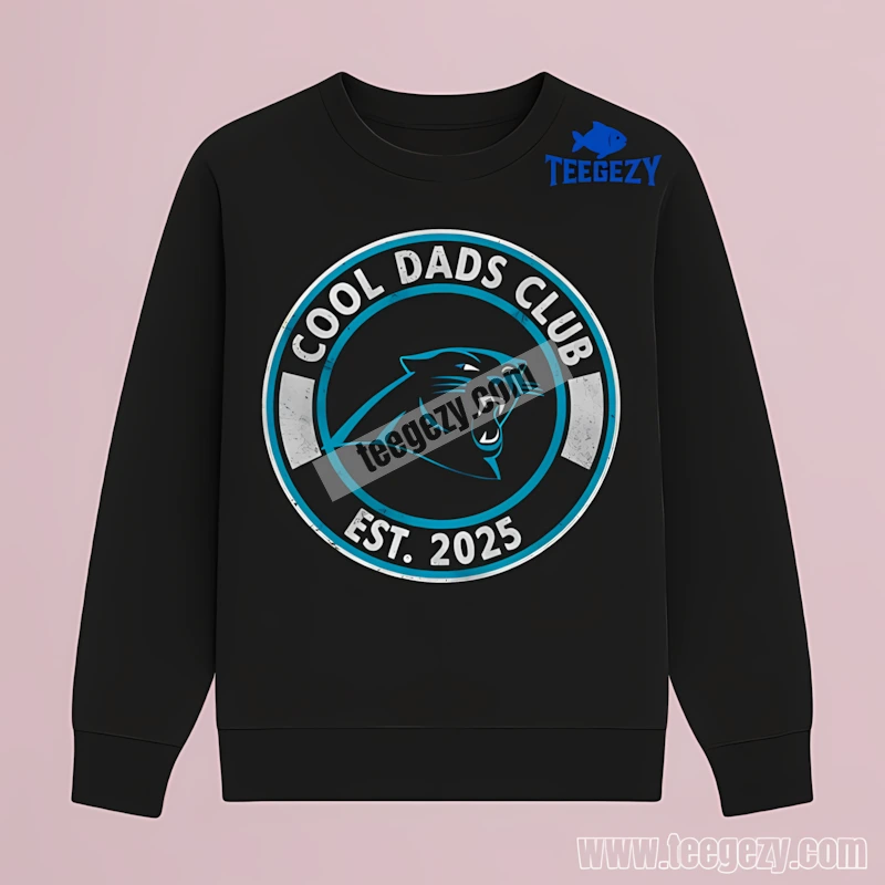 Carolina Panthers Cool Dads Club Est Graphic Long Sleeve Design Carolina Panthers Cool Dads Club Est Graphic Long Sleeve Design