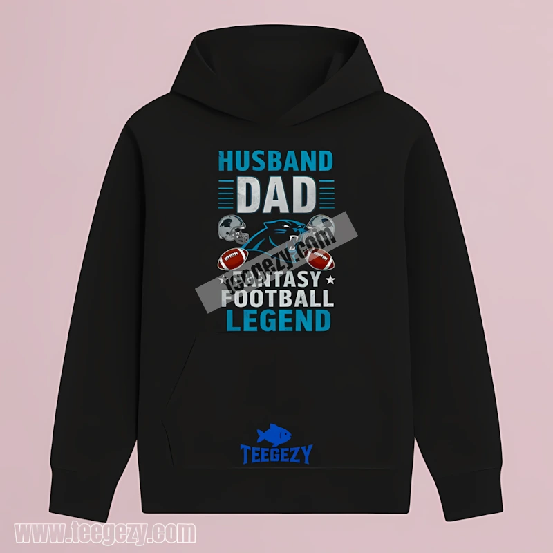 Carolina Panthers Husband Dad Fantasy Football Legend Vintage Hoodie Carolina Panthers Husband Dad Fantasy Football Legend Vintage Hoodie