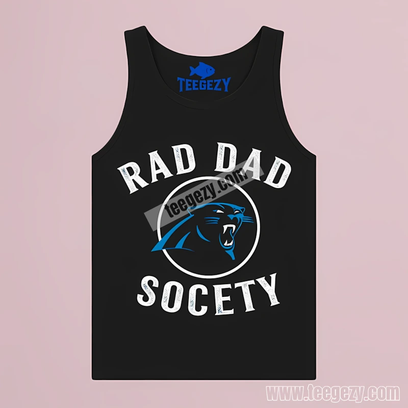 Carolina Panthers Rad Dad Society Sports Tanktop Carolina Panthers Rad Dad Society Sports Tanktop