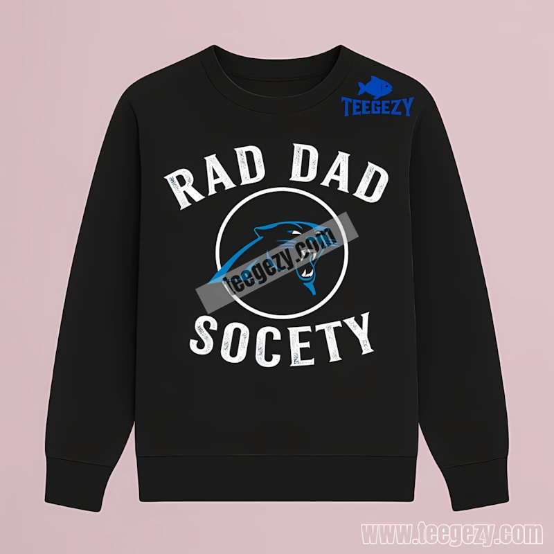 Carolina Panthers Rad Dad Society Sports Long Sleeve Carolina Panthers Rad Dad Society Sports Long Sleeve