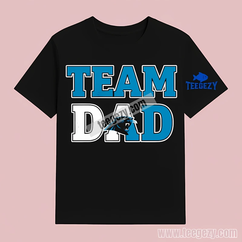 Carolina Panthers Team Dad Retro T-Shirt Carolina Panthers Team Dad Retro T-Shirt