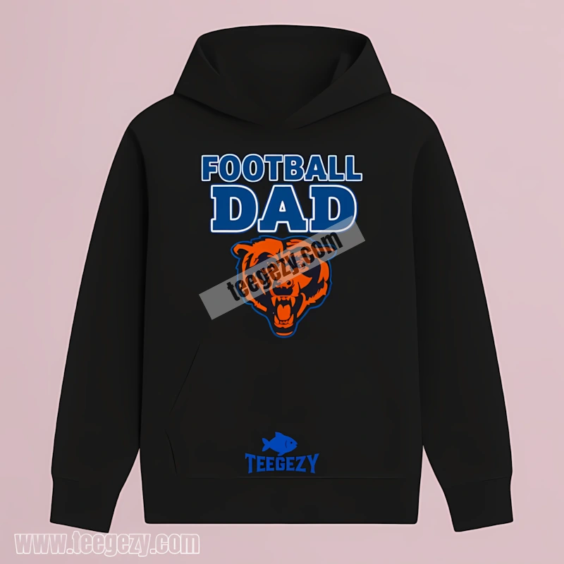 Chicago Bears Classic Football Dad Hoodie Chicago Bears Classic Football Dad Hoodie