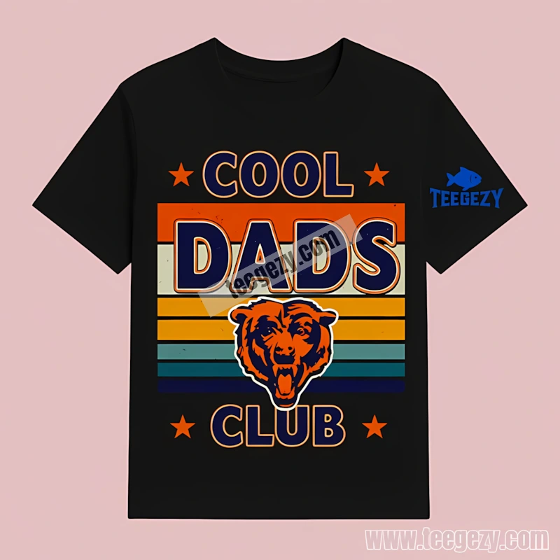 Chicago Bears Cool Dads Club Adult T-Shirt Chicago Bears Cool Dads Club Adult T-Shirt