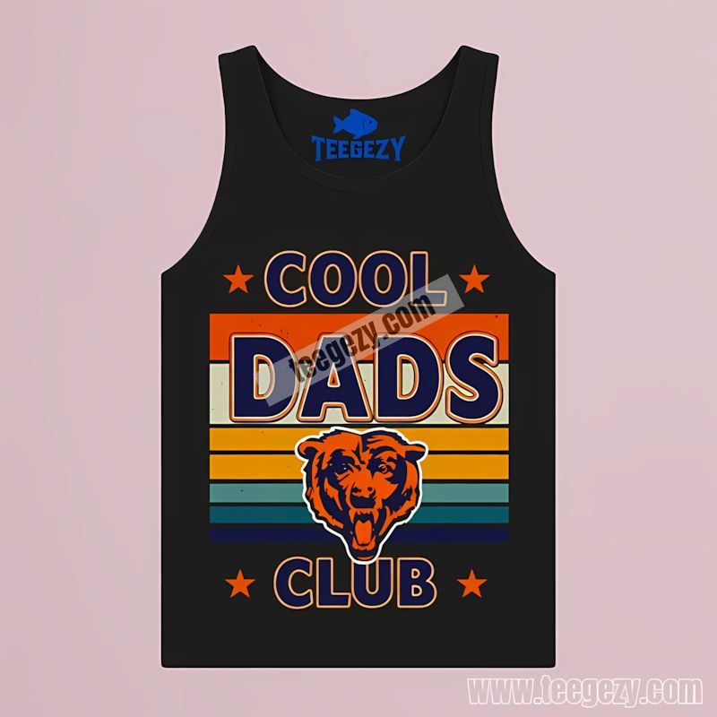 Chicago Bears Cool Dads Club Adult Tanktop Chicago Bears Cool Dads Club Adult Tanktop