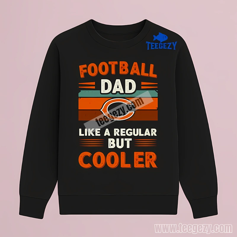 Chicago Bears Football Dad Cooler Than The Average Dad Long Sleeve Chicago Bears Football Dad Cooler Than The Average Dad Long Sleeve