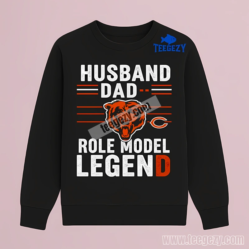 Chicago Bears Husband Dad Role Model Legend Long Sleeve Chicago Bears Husband Dad Role Model Legend Long Sleeve