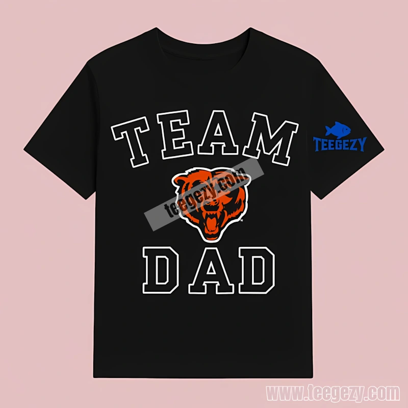 Chicago Bears Team Dad Casual T-Shirt Chicago Bears Team Dad Casual T-Shirt