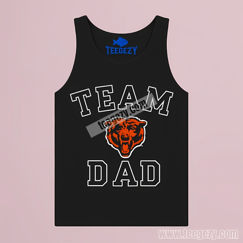Chicago Bears Team Dad Casual Tanktop Chicago Bears Team Dad Casual Tanktop