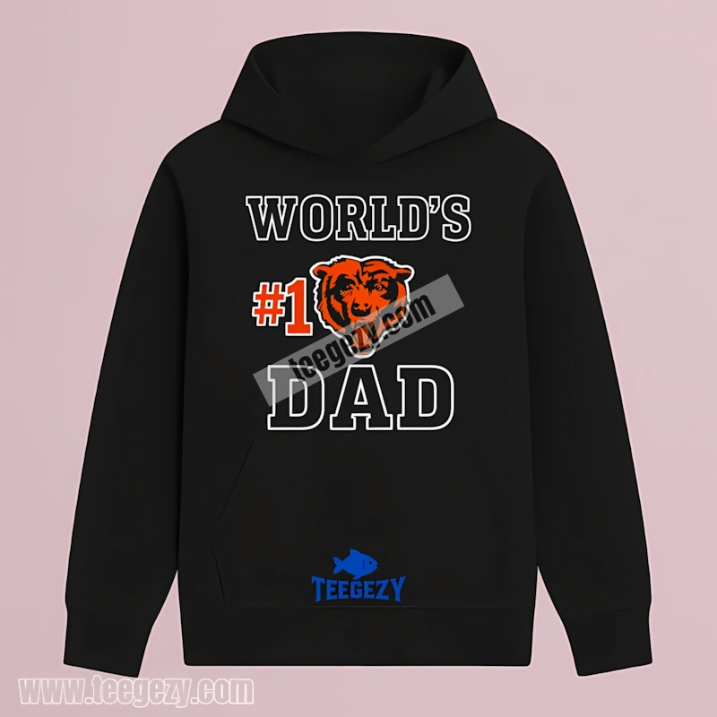 Chicago Bears Worlds 1 Dad Colorful Hoodie Chicago Bears Worlds 1 Dad Colorful Hoodie
