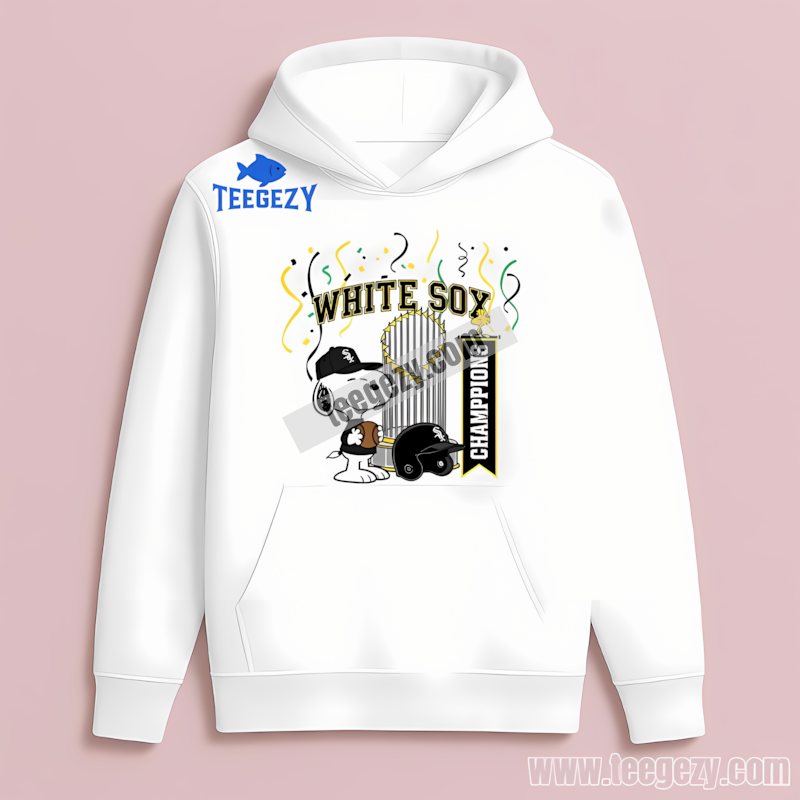 Chicago White Sox Champions Snoopy Celebration Color Hoodie Chicago White Sox Champions Snoopy Celebration Color Hoodie