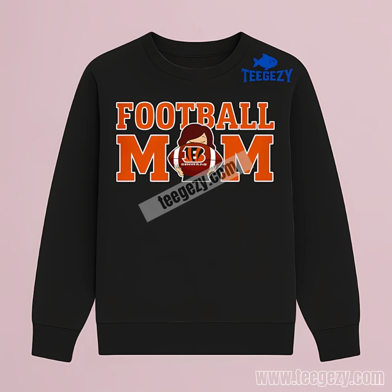Cincinnati Bengals Football Mom For Mother Day Long Sleeve Holiday Cincinnati Bengals Football Mom For Mother Day Long Sleeve Holiday