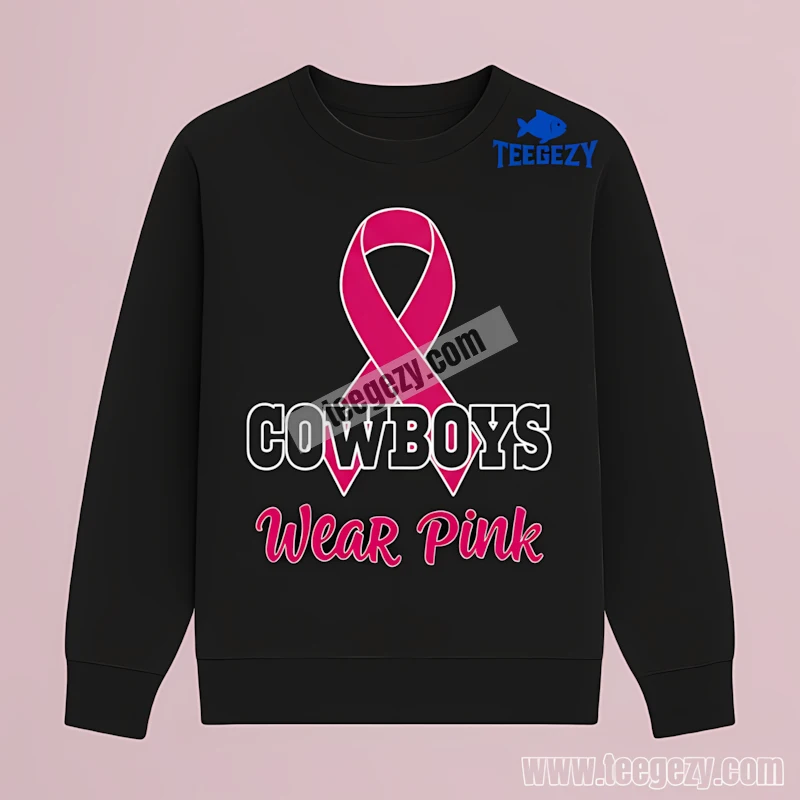 Dallas Cowboys And Breast Cancer Awareness Fans Wear Pink Long Sleeve Idea Dallas Cowboys And Breast Cancer Awareness Fans Wear Pink Long Sleeve Idea