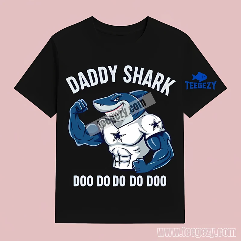 Dallas Cowboys And Daddy Shark T-Shirt Idea Dallas Cowboys And Daddy Shark T-Shirt Idea