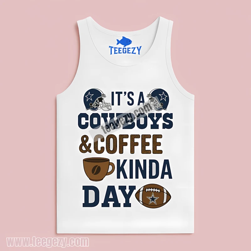 Dallas Cowboys Coffee Kinda Day Tanktop Men Women Dallas Cowboys Coffee Kinda Day Tanktop Men Women