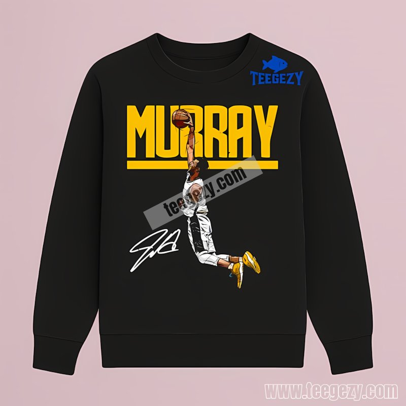 Denver Nuggets Jamal Murray Player Signature Long Sleeve For Fan Denver Nuggets Jamal Murray Player Signature Long Sleeve For Fan