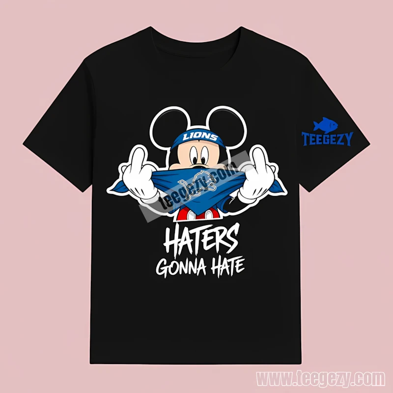 Detroit Lions Mickey Mouse Bandana Haters Gonna Hate Unisex T-Shirt Detroit Lions Mickey Mouse Bandana Haters Gonna Hate Unisex T-Shirt
