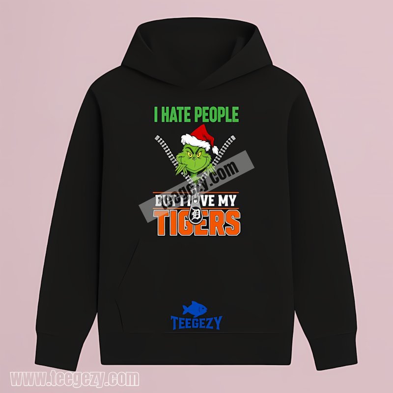 Detroit Tigers Grinch Peeking Zipper Xmas Gifts Hoodie Idea Detroit Tigers Grinch Peeking Zipper Xmas Gifts Hoodie Idea