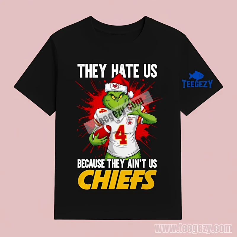 Kansas City Chiefs Grinch Funny Football Attitude Black T-Shirt Kansas City Chiefs Grinch Funny Football Attitude Black T-Shirt