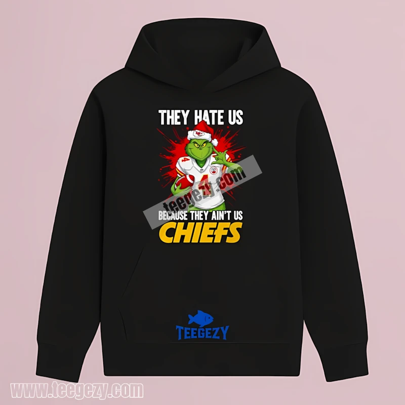 Kansas City Chiefs Grinch Funny Football Attitude Black Hoodie Kansas City Chiefs Grinch Funny Football Attitude Black Hoodie