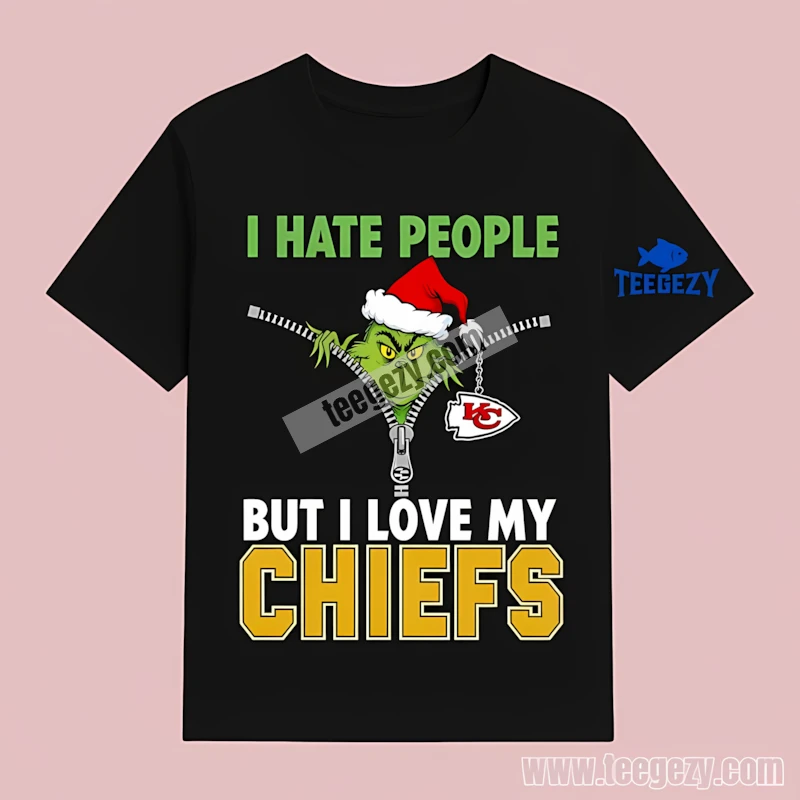 Kansas City Chiefs Grinch Zipper Funny Fan Holiday T-Shirt Kansas City Chiefs Grinch Zipper Funny Fan Holiday T-Shirt
