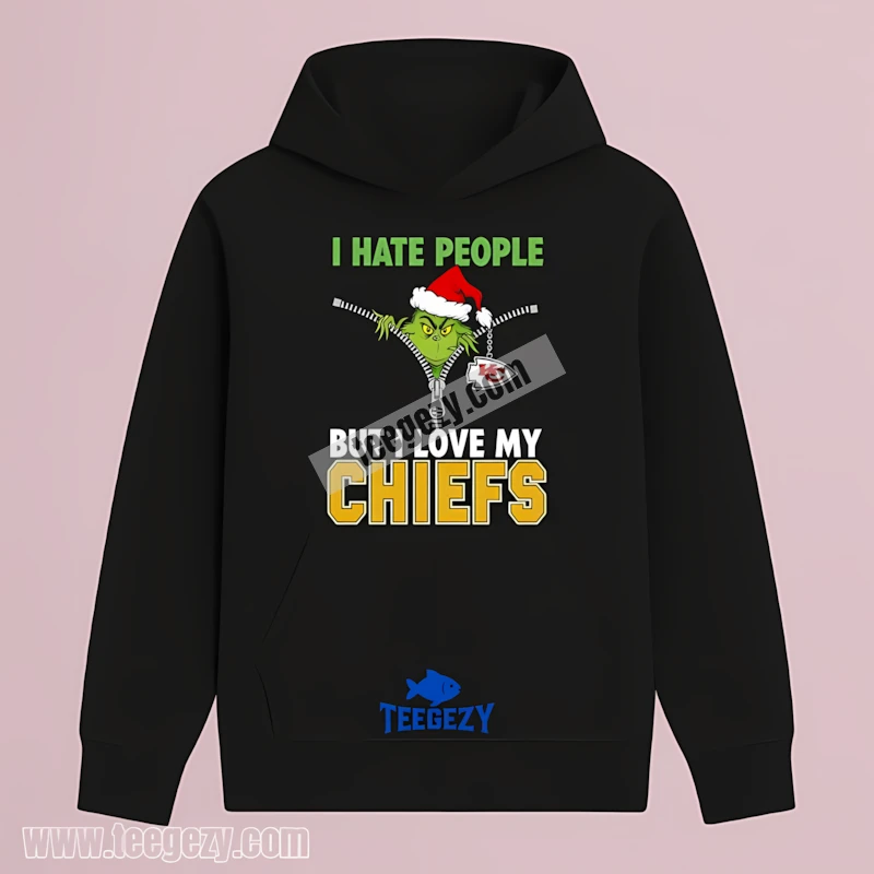 Kansas City Chiefs Grinch Zipper Funny Fan Holiday Hoodie Kansas City Chiefs Grinch Zipper Funny Fan Holiday Hoodie