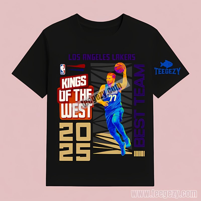 La Lakers 2025 Playoffs King Of The West Best Team Cotton T-Shirt La Lakers 2025 Playoffs King Of The West Best Team Cotton T-Shirt