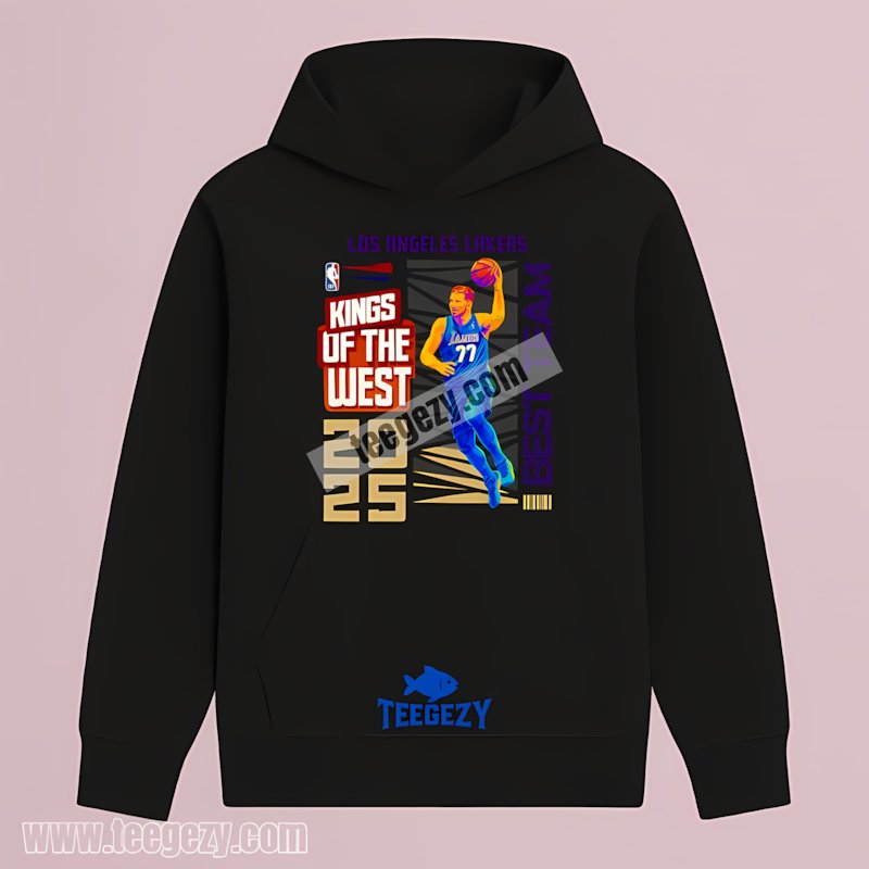 La Lakers 2025 Playoffs King Of The West Best Team Cotton Hoodie La Lakers 2025 Playoffs King Of The West Best Team Cotton Hoodie