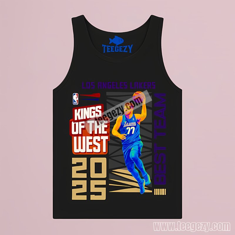 La Lakers 2025 Playoffs King Of The West Best Team Cotton Tanktop La Lakers 2025 Playoffs King Of The West Best Team Cotton Tanktop