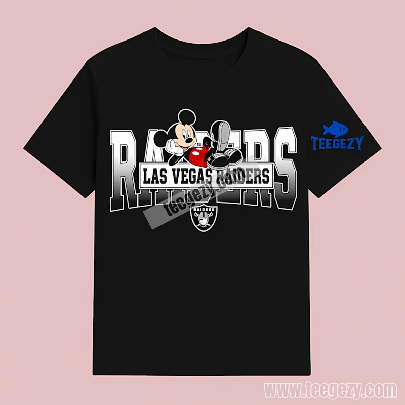Las Vegas Raiders Mickey Varsity Logo Unisex T-Shirt Las Vegas Raiders Mickey Varsity Logo Unisex T-Shirt