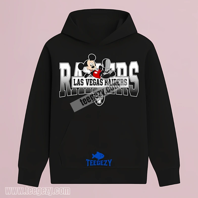 Las Vegas Raiders Mickey Varsity Logo Unisex Hoodie Las Vegas Raiders Mickey Varsity Logo Unisex Hoodie