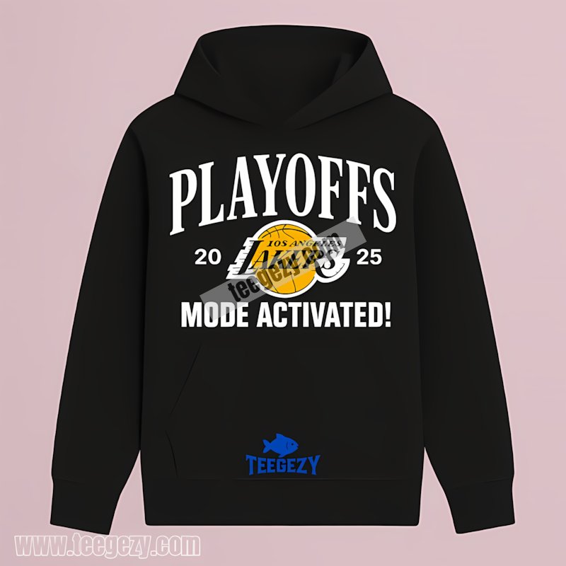 Los Angeles Lakers Mode Activated Playoffs Nba 2025 Unisex Hoodie Los Angeles Lakers Mode Activated Playoffs Nba 2025 Unisex Hoodie