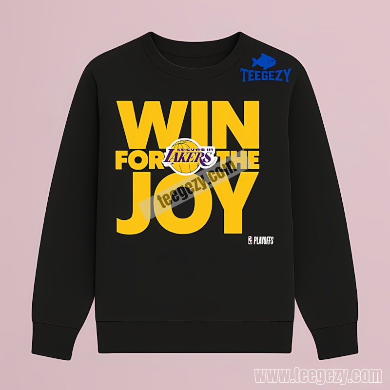 Los Angeles Lakers Win For The Joy 2025 Playoffs Classic Long Sleeve Los Angeles Lakers Win For The Joy 2025 Playoffs Classic Long Sleeve