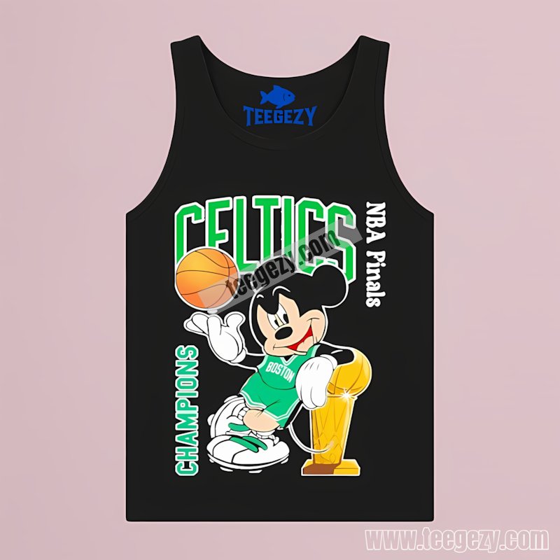 Mickey Mouse Vs Boston Celtics Nba Champions Cup Tanktop Mickey Mouse Vs Boston Celtics Nba Champions Cup Tanktop