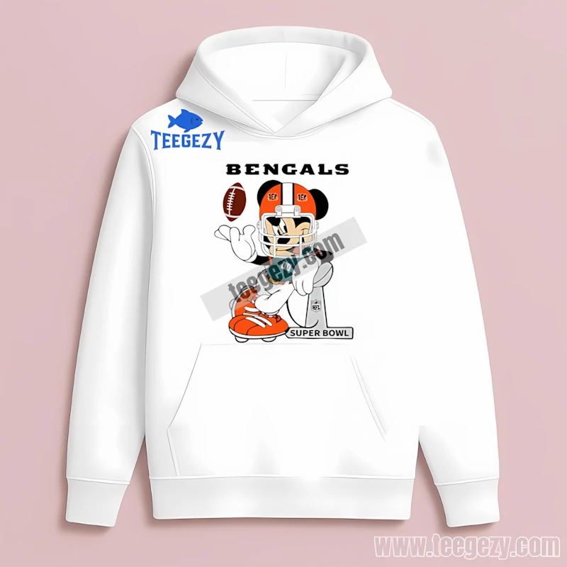 Mickey Mouse Vs Cincinnati Bengals Super Bowl Champions Cup Hoodie Mickey Mouse Vs Cincinnati Bengals Super Bowl Champions Cup Hoodie