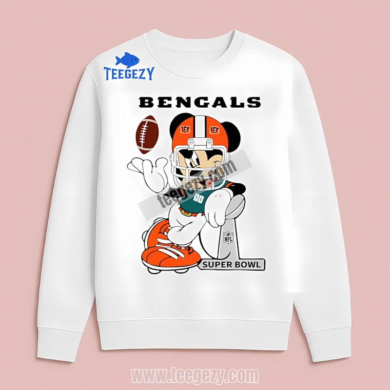 Mickey Mouse Vs Cincinnati Bengals Super Bowl Champions Cup Long Sleeve Mickey Mouse Vs Cincinnati Bengals Super Bowl Champions Cup Long Sleeve